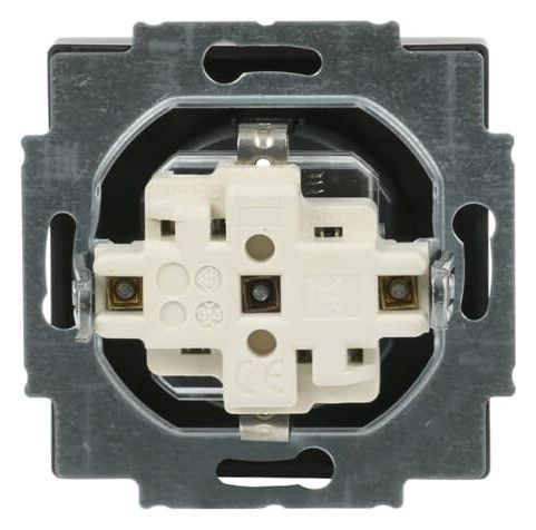 BJ 2300 EUCB-885 SCHUKO Steckdosen Einsatz schwarz matt future linear