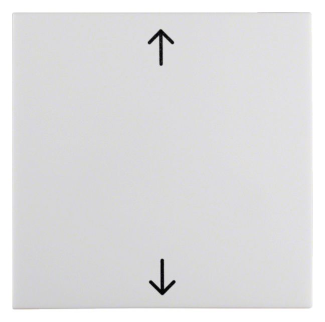 Berker 16208919 Wippe m.Aufdruck Symbol Pfeile S.1 polarweiß glänzend