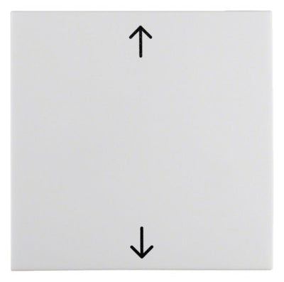 Berker 16208919 Wippe m.Aufdruck Symbol Pfeile S.1 polarweiß glänzend