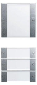 GIRA 213426 Wippenset 4fach (1+3) BSF System 55 Klar/Farbe Alu