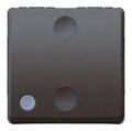 GEWISS GW21589 Wechselschalter Aus System beleuchtbar 2M 1P 16AX Schwarz