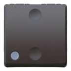 GEWISS GW21589 Wechselschalter Aus System beleuchtbar 2M 1P 16AX Schwarz