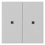 GIRA 5369015 Wippe 2fach unbedruckt KF System 55 Grau matt (lackiert)