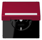 Jung LC1520BFNAKL229 SCHUKO-Steckd.KI m. Klappdeckel m.S