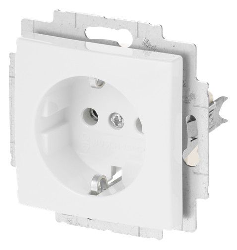 BJ 20 EUC-914 SCHUKO Steckdosen-Einsatz alpinweiß Busch-balance SI