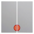 Berker 16271909 Wippe m.Linse rot S.1/B.3/B.7 polarweiß matt
