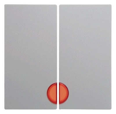 Berker 16271909 Wippe m.Linse rot S.1/B.3/B.7 polarweiß matt