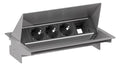 Bachmann 900.400 CONEO Set Einbaurahmen u.4-fach Steckdosenleiste