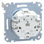 Mert MEG 2310-0319 SCHUKO-Steckdose BRS m.Klappdeckel StK polarweiß glänz. Sys.M