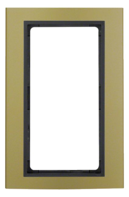 Berker 13093016 Rahmen m.großem Ausschnitt B.3 Alu gold/anthrazit