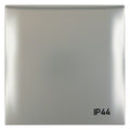 Berker 918282568 Rahmen 1fach m.Klappd.+ Aufdr. IP44 Integro Flow chrom matt lack
