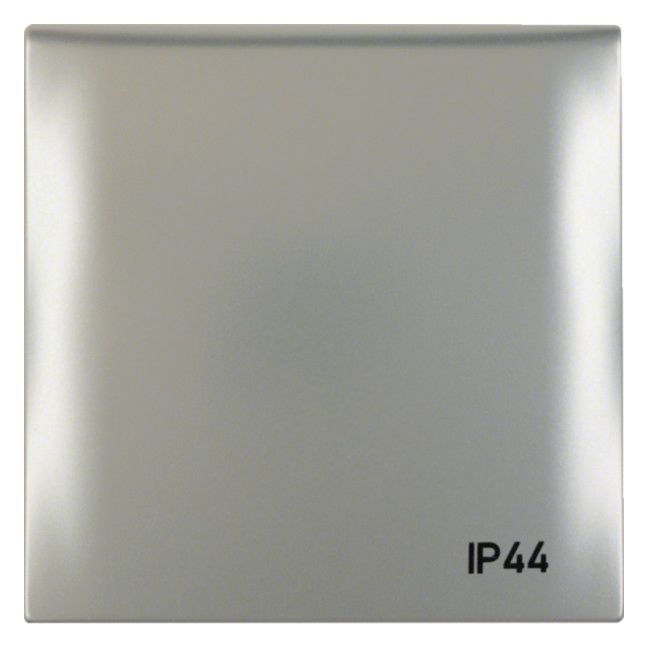 Berker 918282568 Rahmen 1fach m.Klappd.+ Aufdr. IP44 Integro Flow chrom matt lack
