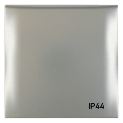 Berker 918282568 Rahmen 1fach m.Klappd.+ Aufdr. IP44 Integro Flow chrom matt lack