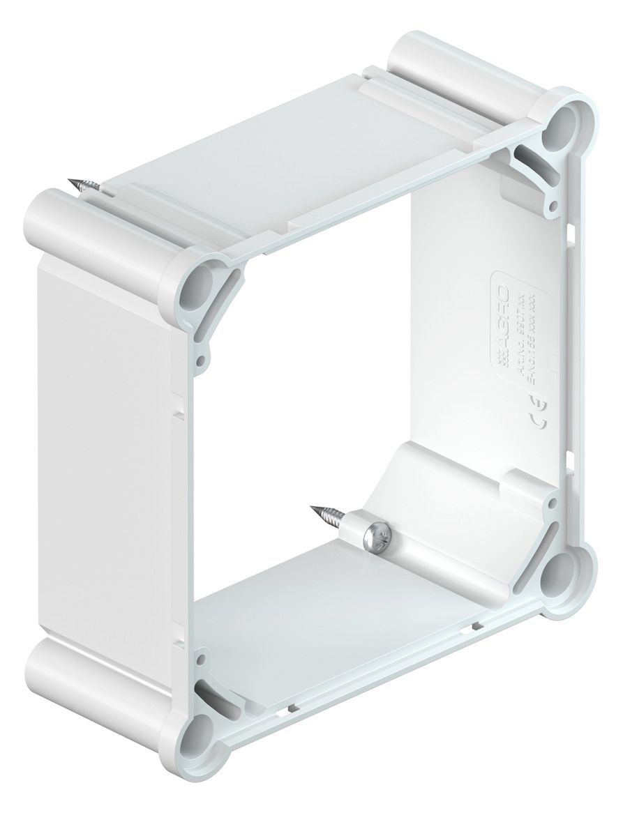 Kaiser 9907.68.45 Aufsatzrahmen zu UP Dose 115x115x45mm