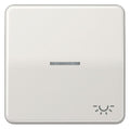 Jung CD590KO5LLG Wippe Symbol Licht m.Lichtleiter lichtgrau