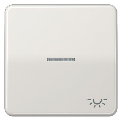 Jung CD590KO5LLG Wippe Symbol Licht m.Lichtleiter lichtgrau