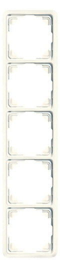 Jung 5585 Rahmen 5fach CD weiß