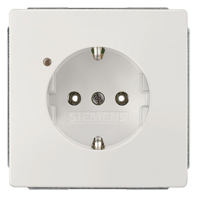 Siemens 5UB1845 DELTA style grün SCHUKO Steckdose 10/16A 250V Anzeige