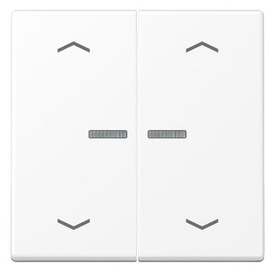 Jung A 102 KO5P BF WWM Wippe m.Lichtleiter m.Pfeilsymbolen f.KNX