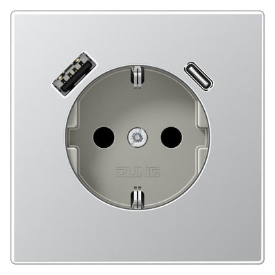 Jung AL1520-15CA SCHUKO-Steckdose m.USB Typ AC