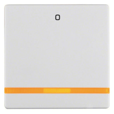 Berker 16246089 Wippe m.Linse orange+ Aufdruck 0 Q.1/Q.3 polarweiß samt