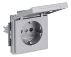 BJ 20 EUKNB-83 SCHUKO Steckdosen-Einsatz alusilber future linear