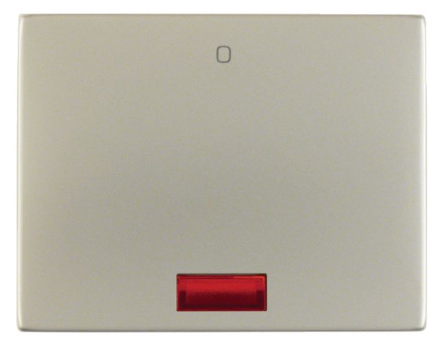 Berker 14177104 Wippe m.Linse rot+ Aufdruck 0 K.5 Edelstahl Rostfrei