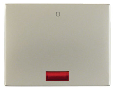 Berker 14177104 Wippe m.Linse rot+ Aufdruck 0 K.5 Edelstahl Rostfrei