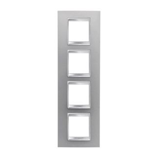 GEWISS GW16229VT Abdeckrahmen LUX International 2+2+2+2M vert. Titan