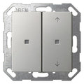 GIRA 5175600 Taster Wippe 2fach unbedr./ Pfeile OneKNX System 55 Edelstahl