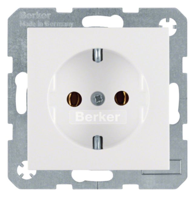Berker 41431909 Steckdose SCHUKO S.1/B.3/B.7 polarweiß matt