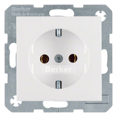 Berker 41431909 Steckdose SCHUKO S.1/B.3/B.7 polarweiß matt