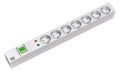 Bachmann 333.405 19" 1HE 7xSchuko 1xÜSS 1xSchalter Strom 2m Schuko