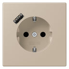 Jung LC1520-18A243 SCHUKO-Steckd.m.USB Typ A LC32142