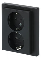 BJ 202 EUJB-885 SCHUKO® Doppelsteckdose volle Abdeckung EBS