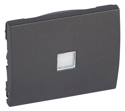 Legrand 771211 Wippe Fenster m.4Symbolen neutral,rot,Licht,Glocke dark bronze