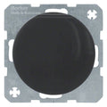 Berker 47512045 Steckdose SCHUKO+Klappd. u.erh.BS R.1/R.3 schwarz glänzend