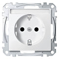 Mert MEG 2302-0419 SCHUKO-Steckdose BRS m.Schriftfeld StK polarweiß System M