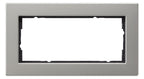 GIRA 1002335 Abdeckrahmen 2f o.Mittelst. flach E2 Edelstahl