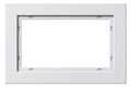 GIRA 100122 Abdeckrahmen 1,5fach E2 Reinweiß seidenmatt