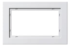 GIRA 100122 Abdeckrahmen 1,5fach E2 Reinweiß seidenmatt