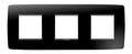 GEWISS GW16126TN Abdeckrahmen ONE International 2+2+2M horiz. Tonerschwarz