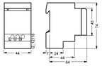 Siemens 5TE6801 SCHUKO Steckdose 16A m.Deckel DIN VDE0620 f.Verteilereinbau