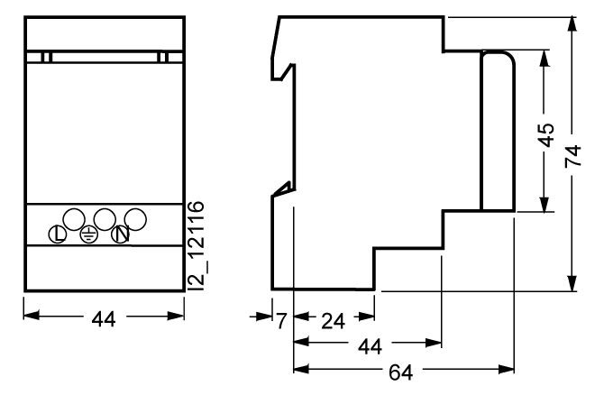Siemens 5TE6801 SCHUKO Steckdose 16A m.Deckel DIN VDE0620 f.Verteilereinbau