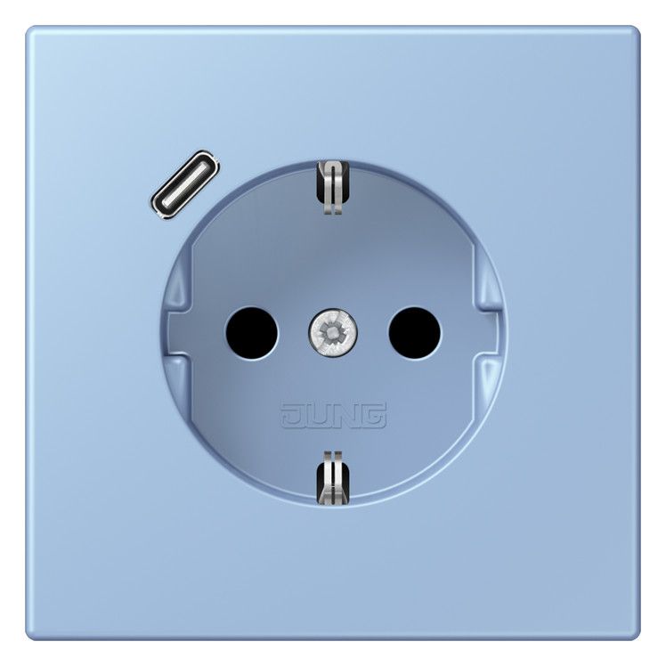 Jung LC1520-18C207 SCHUKO-Steckd.m.USB Typ C LC32021