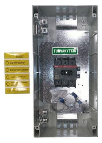 ABB OTE90A3B EMV-Sicherheitsschalter 3-p 45 kW 400V m. rot-gelbem Griff