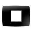 GEWISS GW16102TN Abdeckrahmen ONE 2M Tonerschwarz