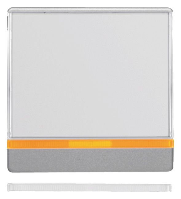 Berker 16966084 Wippe m.2beil.Linsen u.großem B-feld Q.x alu samt lack.