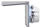 Mert MEG 2314-6036 SCHUKO-Steckdose m.Klappdeckel IP44 BRS StK Edelstahl