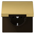 Jung ME1520KLC SCHUKO Steckdose Klappd LS Messing classic